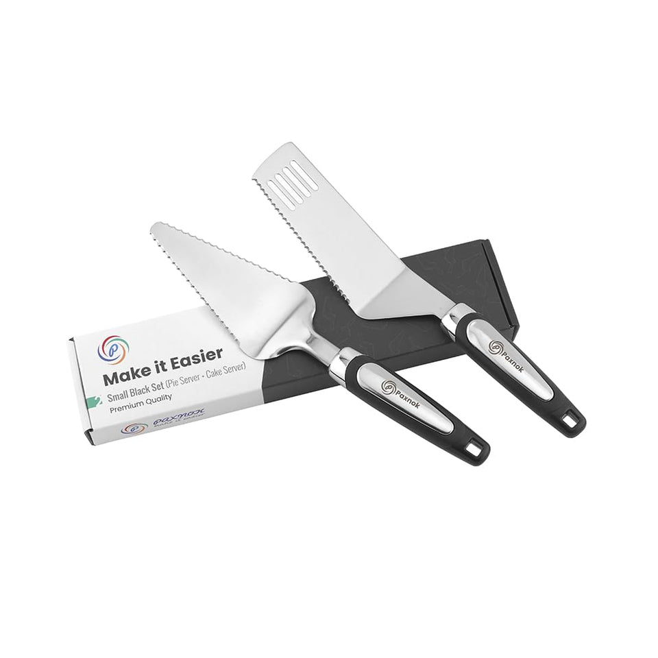 PAXNOK pie server with black finish, ideal for slicing and serving pies