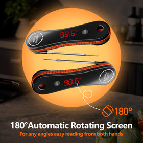 Paysean IP67 waterproof thermometer withstands splashes and rinsing after cookouts.