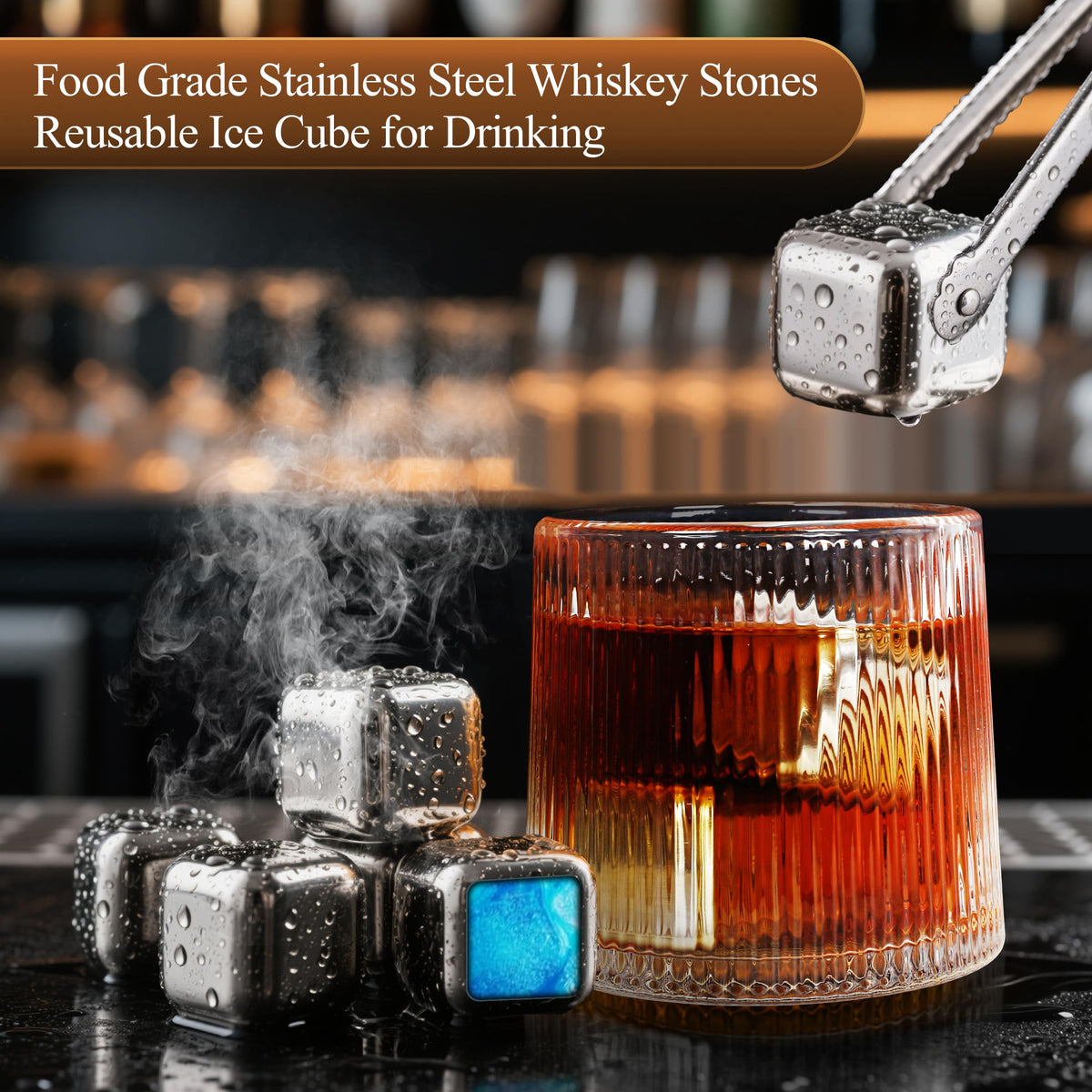 PDQROG crystal glasses add elegant touch for cocktails.