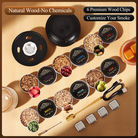 PDQROG wood chip flavors provide fruity smoke for bourbon cocktails.