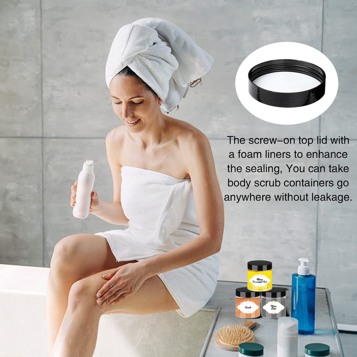 PeacePeo ergonomic wide-mouth jar makes filling and pouring easy.