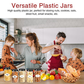 PeacePeo airtight screw-on lids seal securely to prevent leaks.
