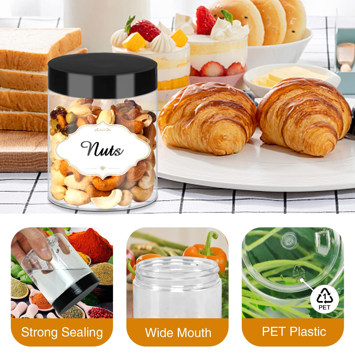 PeacePeo jar with gasket lid demonstrating leak-proof performance.