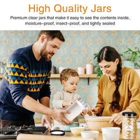 PeacePeo multipurpose kitchen storage jar suitable for spices, snacks, or toppings.
