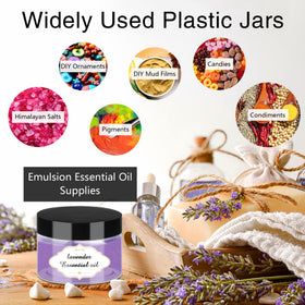 PeacePeo portable 4 oz jars ideal for cosmetics on the go