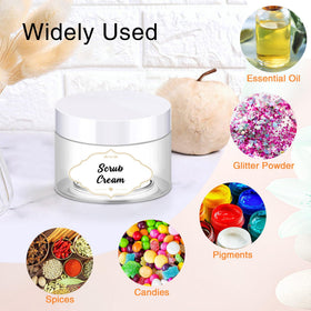 PeacePeo transparent storage jar shows contents at a glance for quick organization.