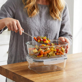 Peaktent bulk meal prep ideas with 5-pack glass storage.