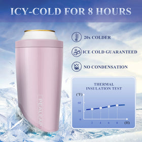 PEALEAP 4-in-1 cooler for White Claw, Michelob Ultra and more keeps beverages ice cold longer.