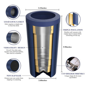Pealeap fits 12 oz bottles and cans for versatile use
