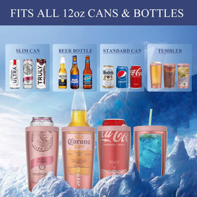 Pealeap double-walled stainless steel keeps beverages cold longer.