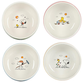 Peanuts dessert and snack bowls in a 4-pack, dishwasher-safe