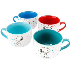 Peanuts Freckled Joy mugs have sturdy handles for easy lifting.