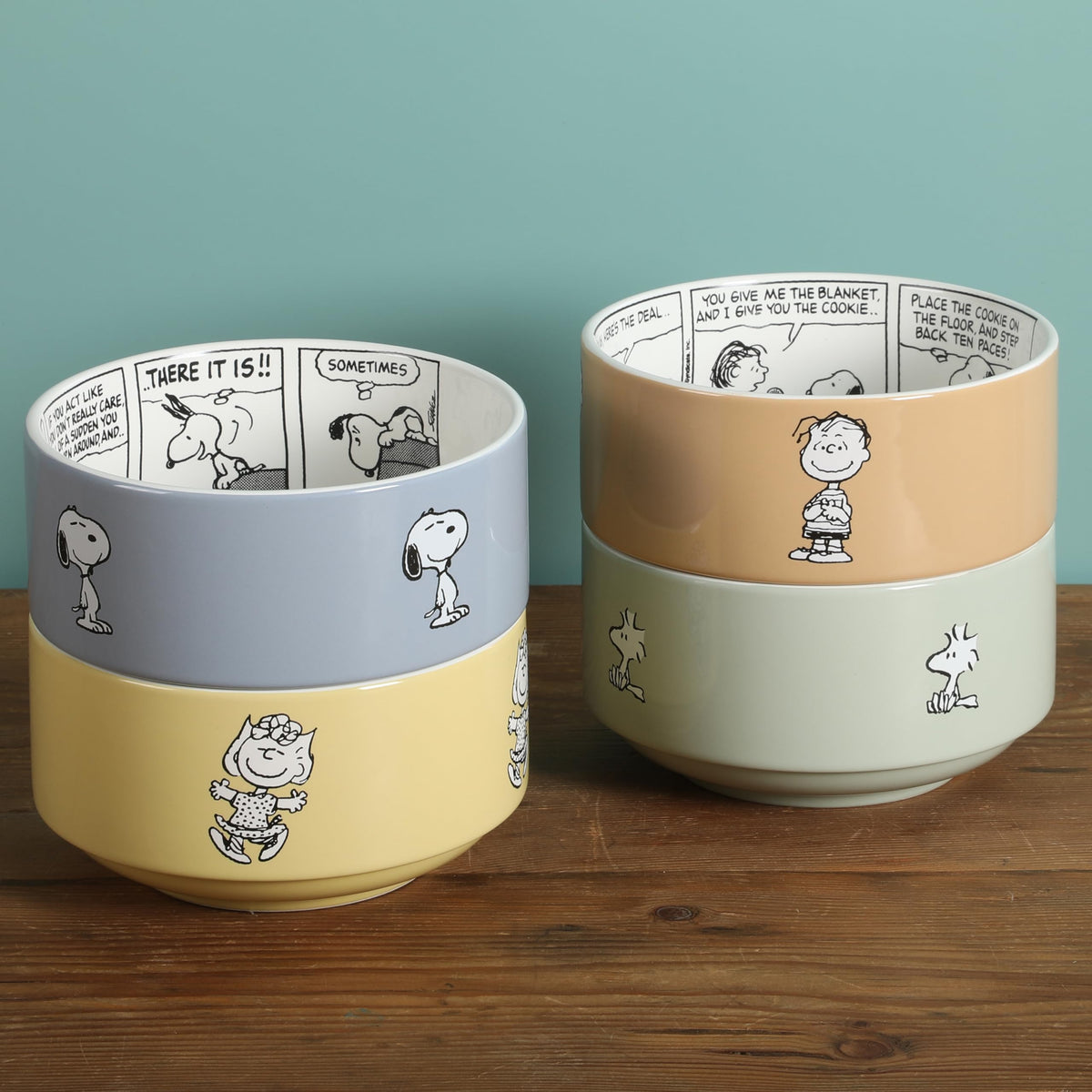 Peanuts gift-ready dinnerware set ideal for Peanuts fans