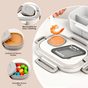 PEDECO insulated bag with custom fit preserves meals during commutes