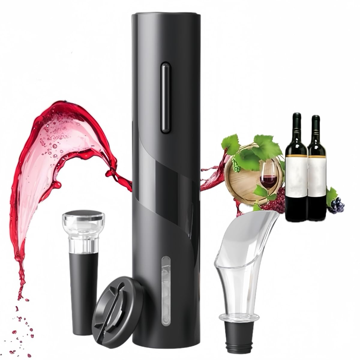 PEIPU electric wine opener in a storage case for easy home use