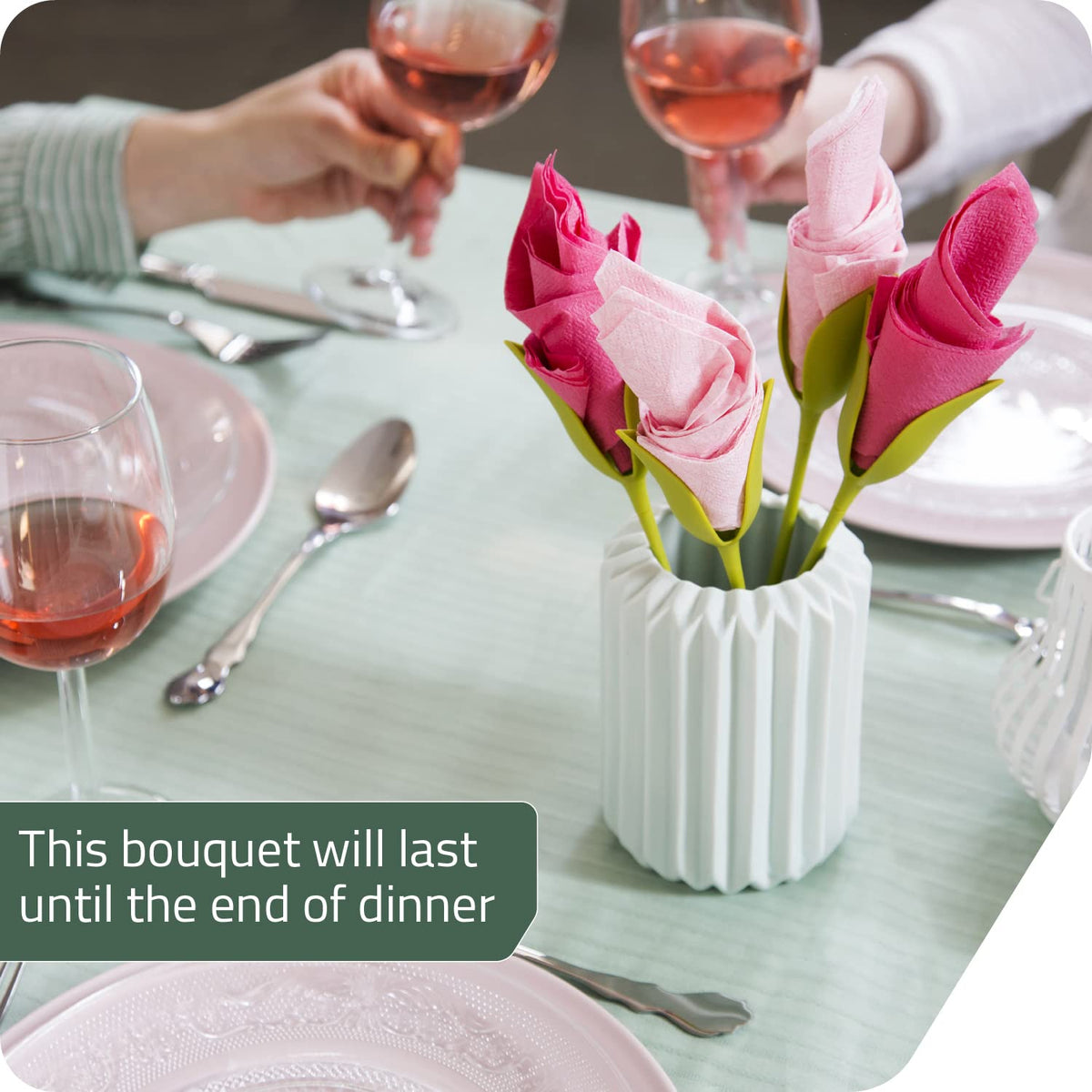PELEG DESIGN Bloom napkin holder calla lily fold inspires creative place settings.
