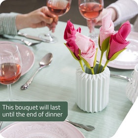 PELEG DESIGN Bloom napkin holder calla lily fold inspires creative place settings.