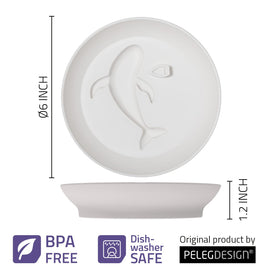 PELEG DESIGN Dip Sea Whale dishwasher-safe and easy to clean.