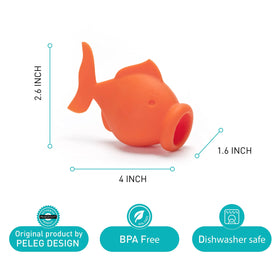 Peleg Design egg separator offers easy-clean silicone surface for quick maintenance.