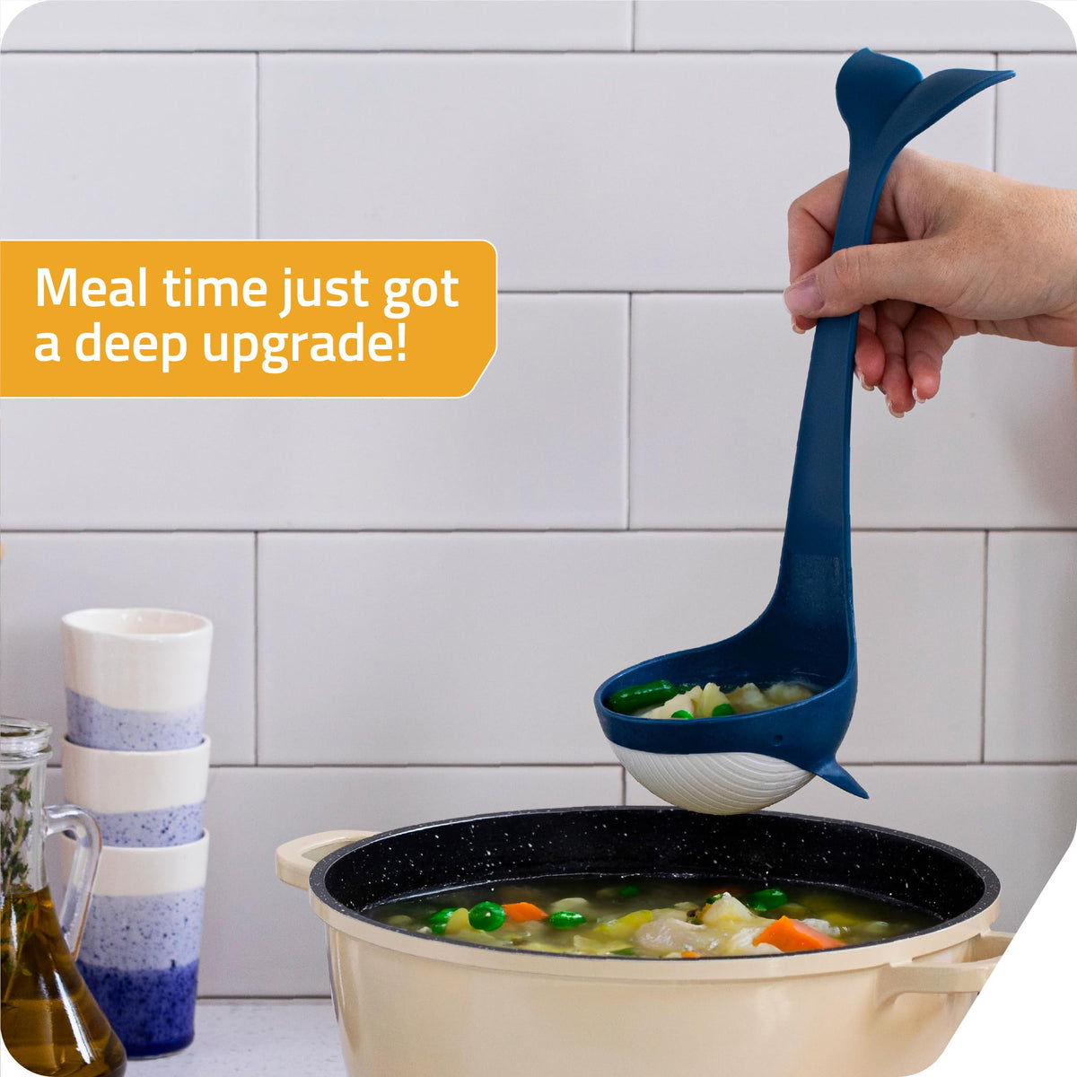A unique gift idea: Peleg Design Souper Tail Ladle for creative cooks.