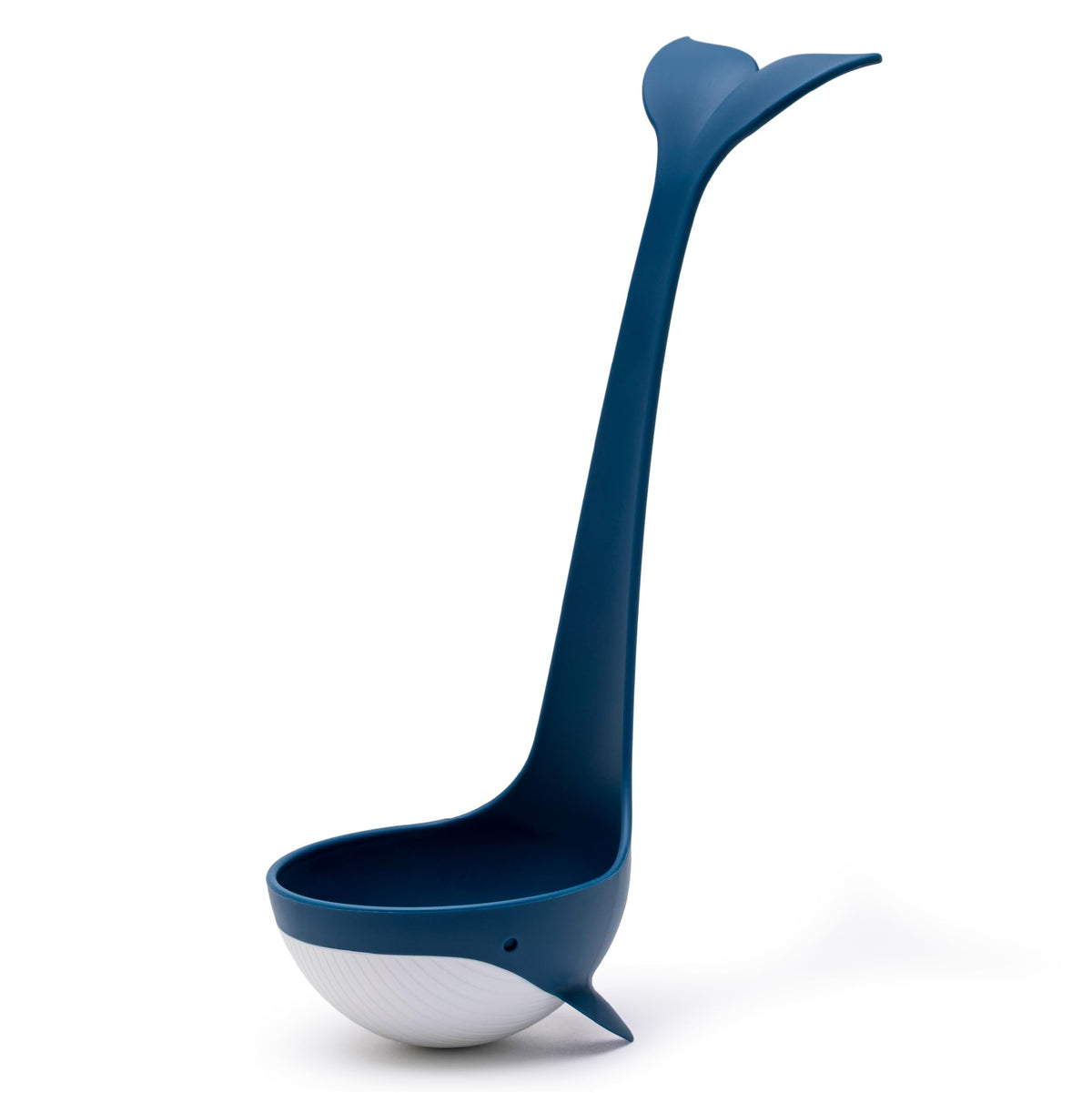 Peleg Design Souper Tail Soup Ladle with whale figure for playful family serving.