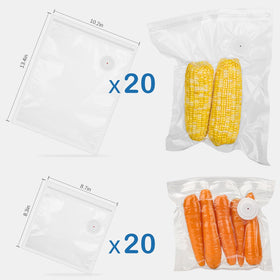 Use with handheld vacuum for quick sealing and freshness