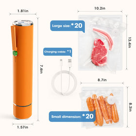 Pengrainsys reusable vacuum bags with valve design provide strong seals and easy cleaning.