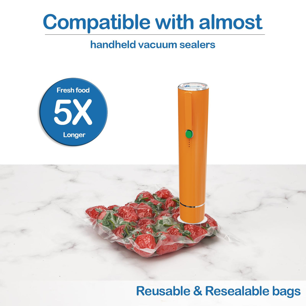 Pengrainsys small vacuum bag 8.3x8.7 inches ideal for snacks