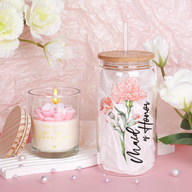 Pengtai Maid of Honor candle with the I CAN'T SAY I DO WITHOUT YOU message.