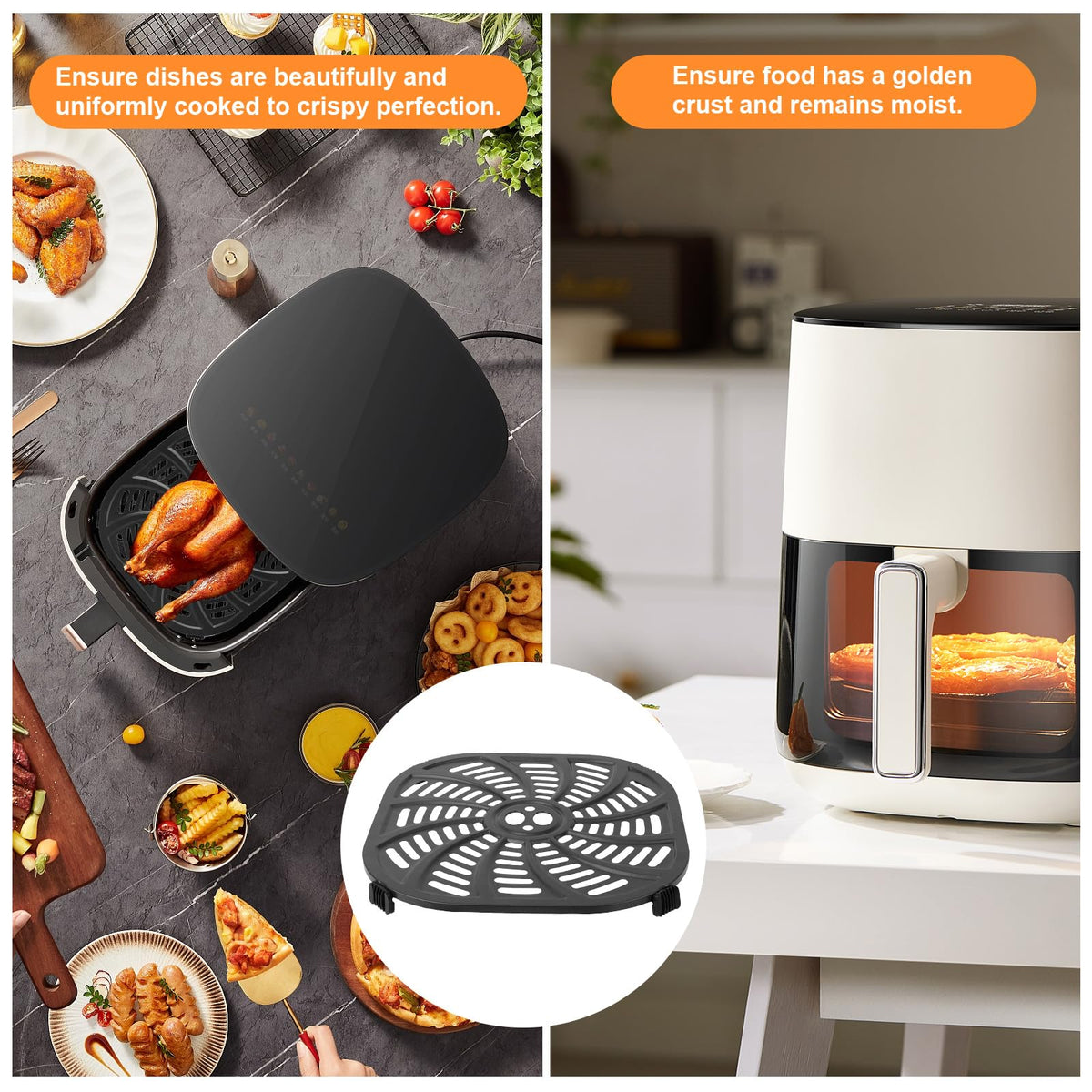 Penitue easy-clean grill plate simplifies post-cook maintenance.