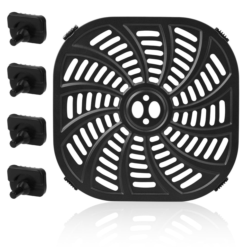 Penitue square 8.9-inch Gourmia grill plate, compatible with GAF798/GAF716 for even heating.
