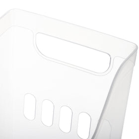 Peohud bin dimensions 12.6 by 4.9 by 10.1 inches.