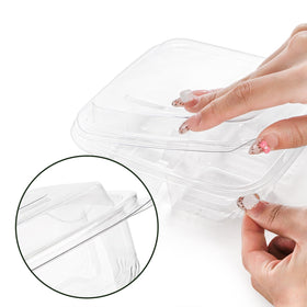 Peohud BPA free PET plastic bento container for safe daily use
