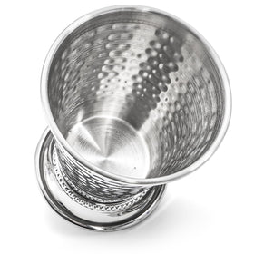 Peohud beaded bottom detail on cups highlights stable base