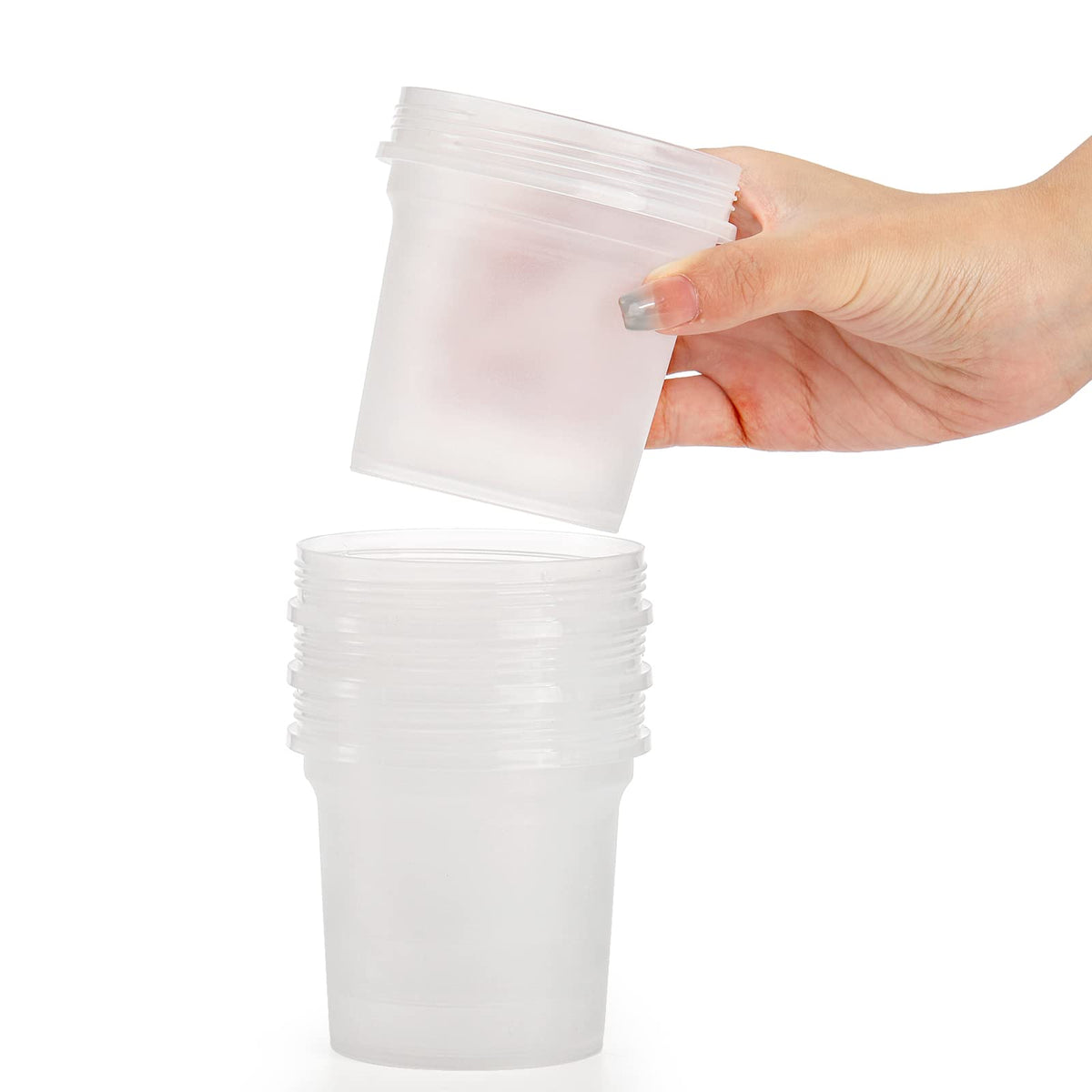 Peohud leak-proof screw lid design keeps desserts secure