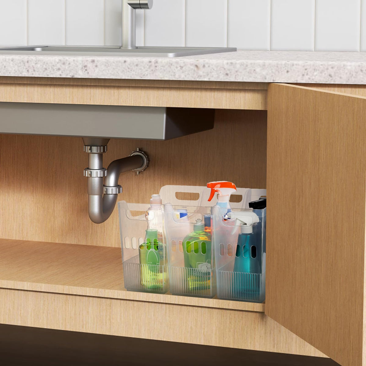 Peohud versatile organizer for fridge, pantry, bathroom and more.