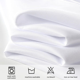pepmily wedding banquet setup with white tablecloth enhances ambiance.