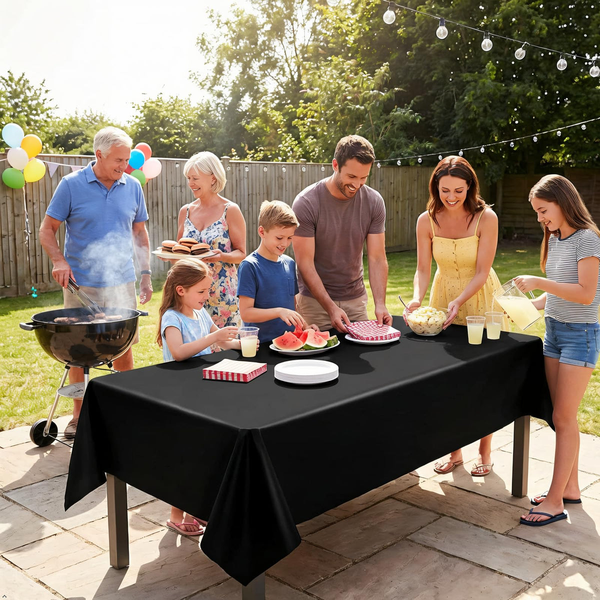 pepmily reusable tablecloths support sustainable, budget-friendly events.
