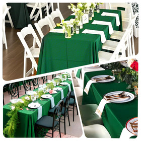 pepmily green banquet table cover ideal for buffets and showrooms