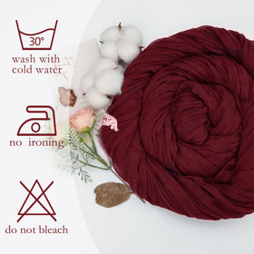 pepmily Burgundy table runner arch decor enhances backdrop visuals
