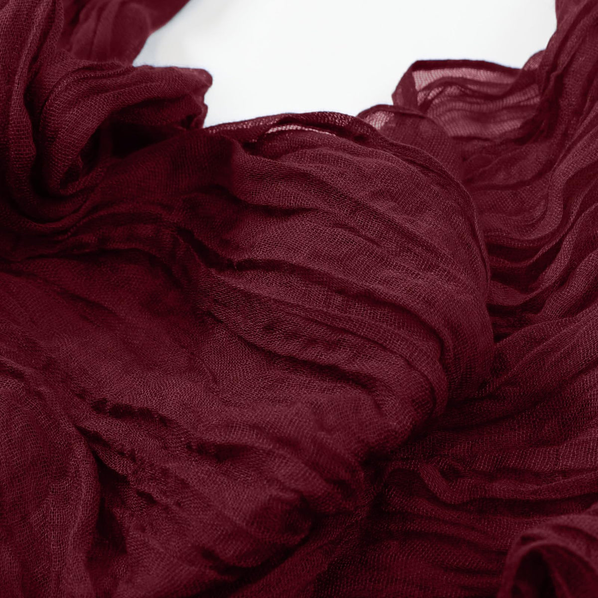 pepmily Burgundy table runner for dining table adds soft texture