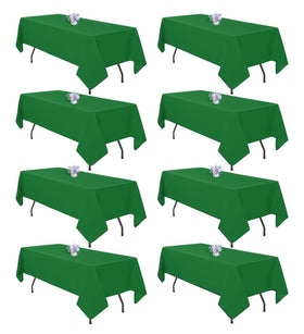 pepmily green table cloth 60x102 inch drapes softly for elegant dining