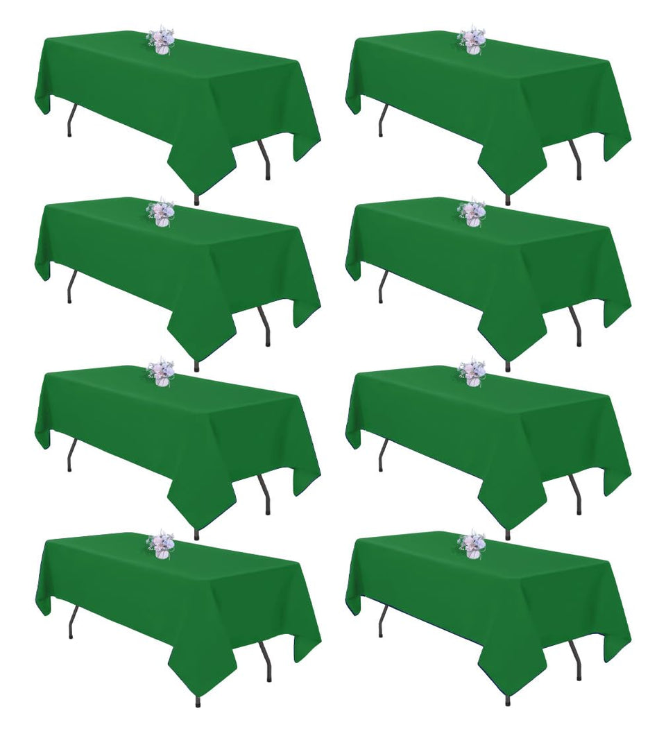 pepmily green table cloth 60x102 inch drapes softly for elegant dining