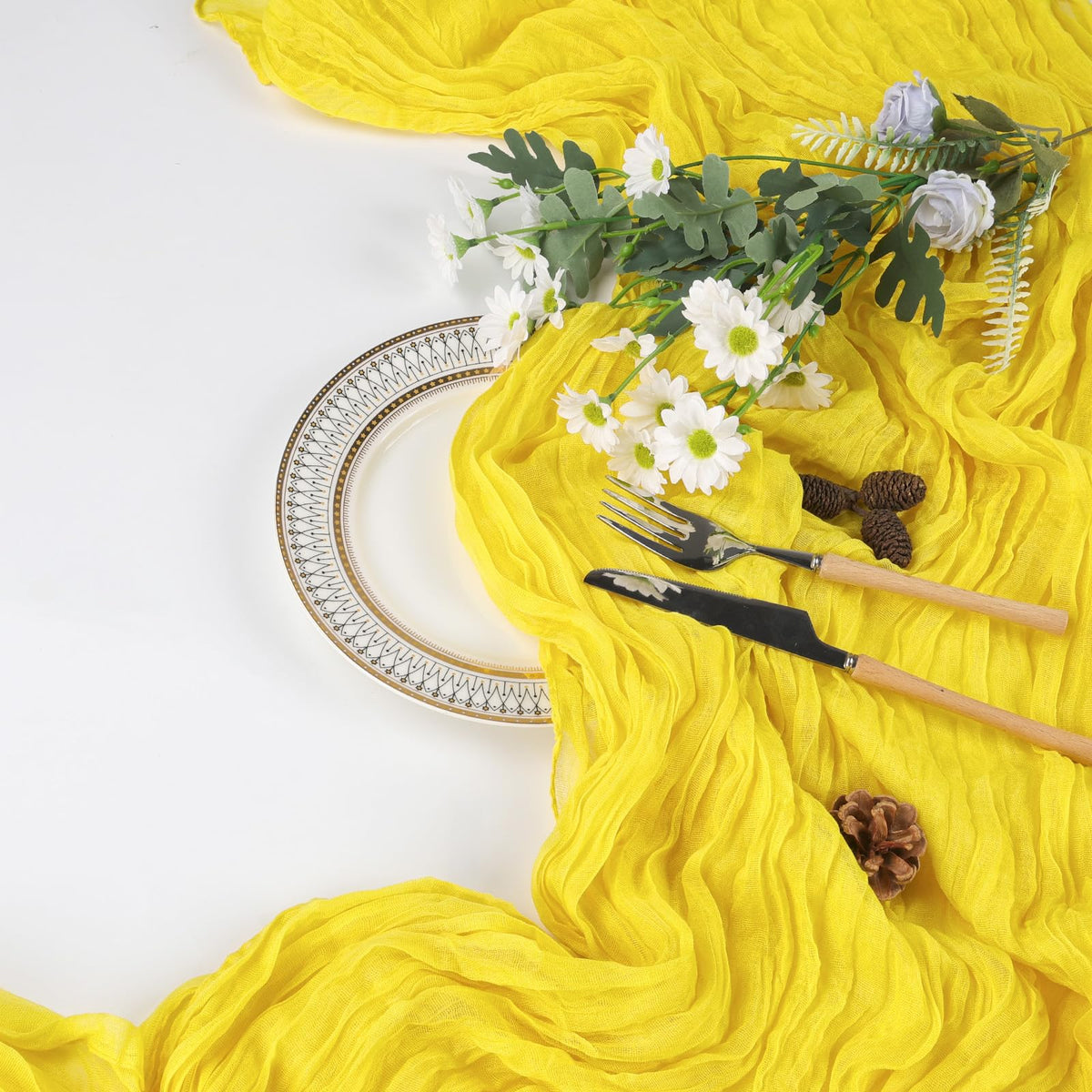pepmily rustic sheer runner ideal for versatile event styling
