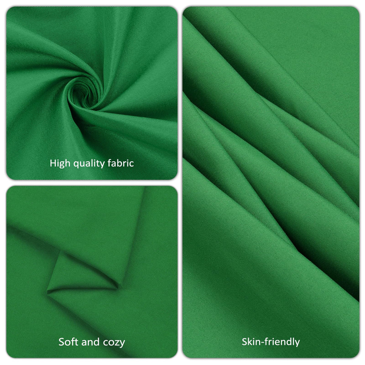 pepmily green rectangle tablecloth is washable and wrinkle-free after ironing