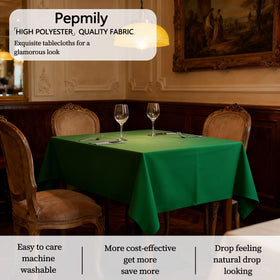 pepmily eight-pack tablecloths are reusable for weddings, parties, and events