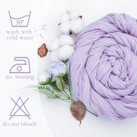 pepmily wedding arch decor with lilac table runner for elegant ceremony backdrop