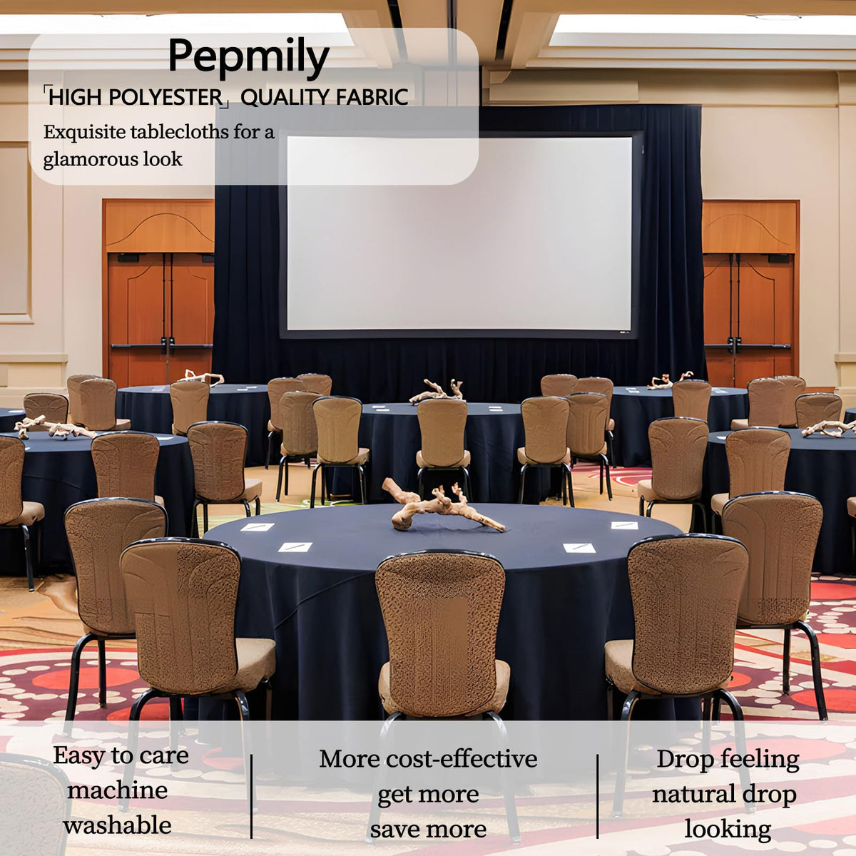 pepmily wrinkle-resistant fabric detail for quick prep