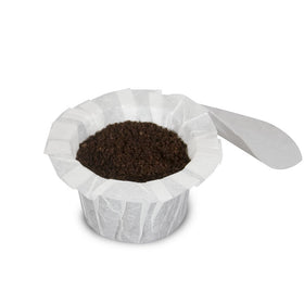Perfect Pod biodegradable paper filters showcase eco-friendly materials for coffee routines.