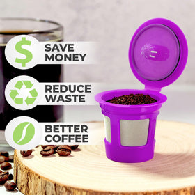 PERFECT POD Cafe Save filter close-up highlights BPA-free eco-friendly design.